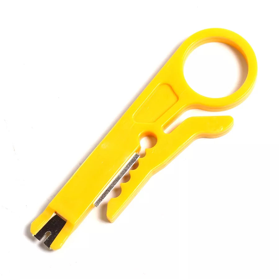 🟠 Mini Portable Wire Stripper Knife Primper Primping Tool Tool Cable Stripping Cutter Multi Tools Cut Line Pocket Multitool