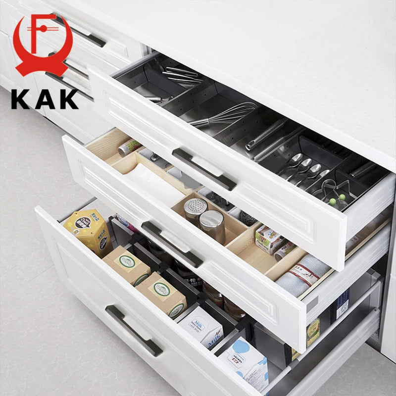 Черные алюминиевые ручки для шкафов в американском стиле