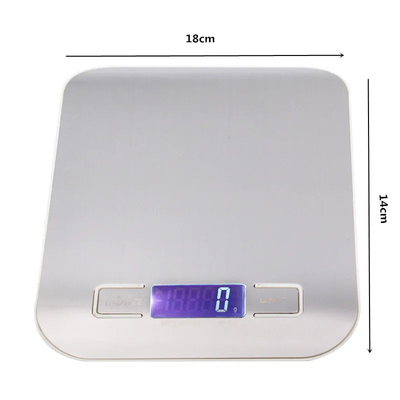 5KG 1g Stainless Steel Kitchen Scale &ndash; 1g Precision