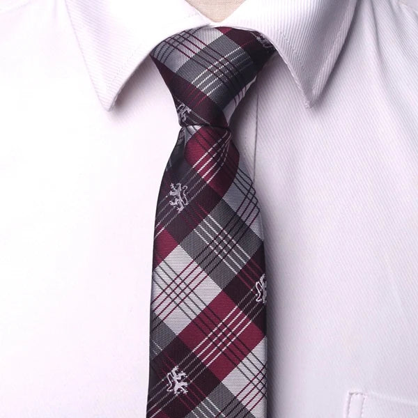 XGVOKH Striped Jacquard Woven Necktie for Men yg18