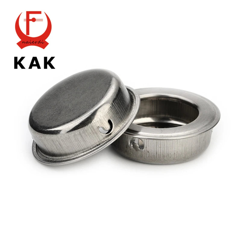 10 sztuk 35 mm ukryte uchwyty do szafek okrągłe gałki ze stali nierdzewnej