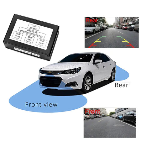 GreenYi Car Parking Camera Video Channel Converter. Auto Front / Side and Rear View Camera Video Control Box With Manual Switch by InterCyprus Trading Ltd