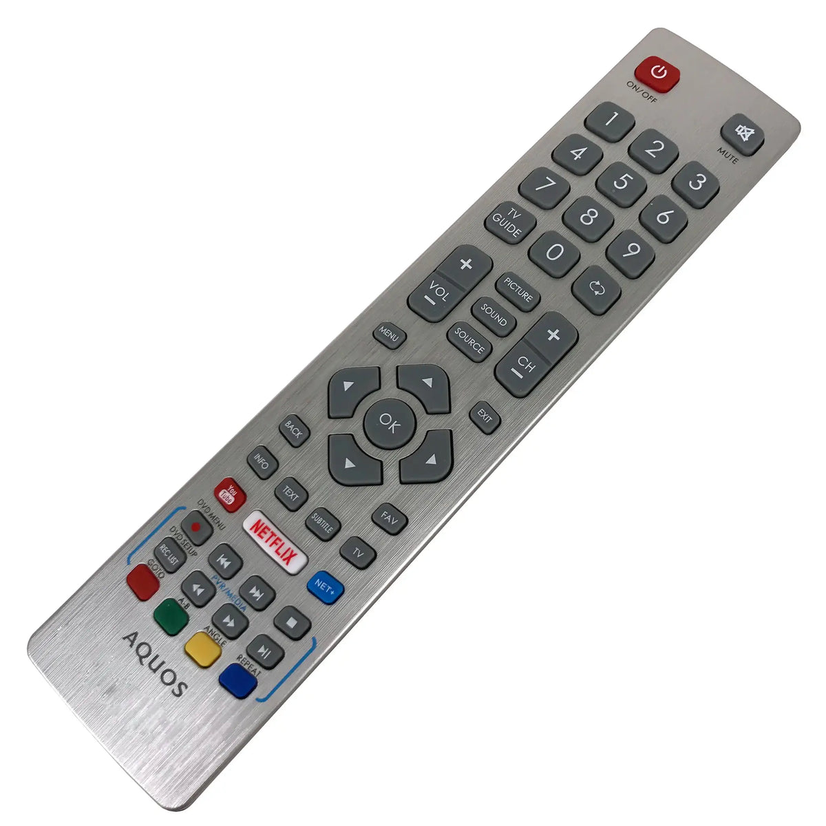 NEW Original Remote control For SHARP Aquos HD Smart LED TV DH1901091551 SHWRMC0115 by InterCyprus Trading Ltd