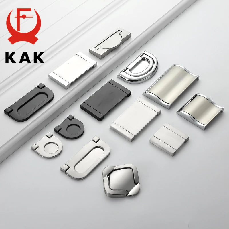 Kak Zinc Alloy Cabinet Knobs And Hidden Door Handles 96mm