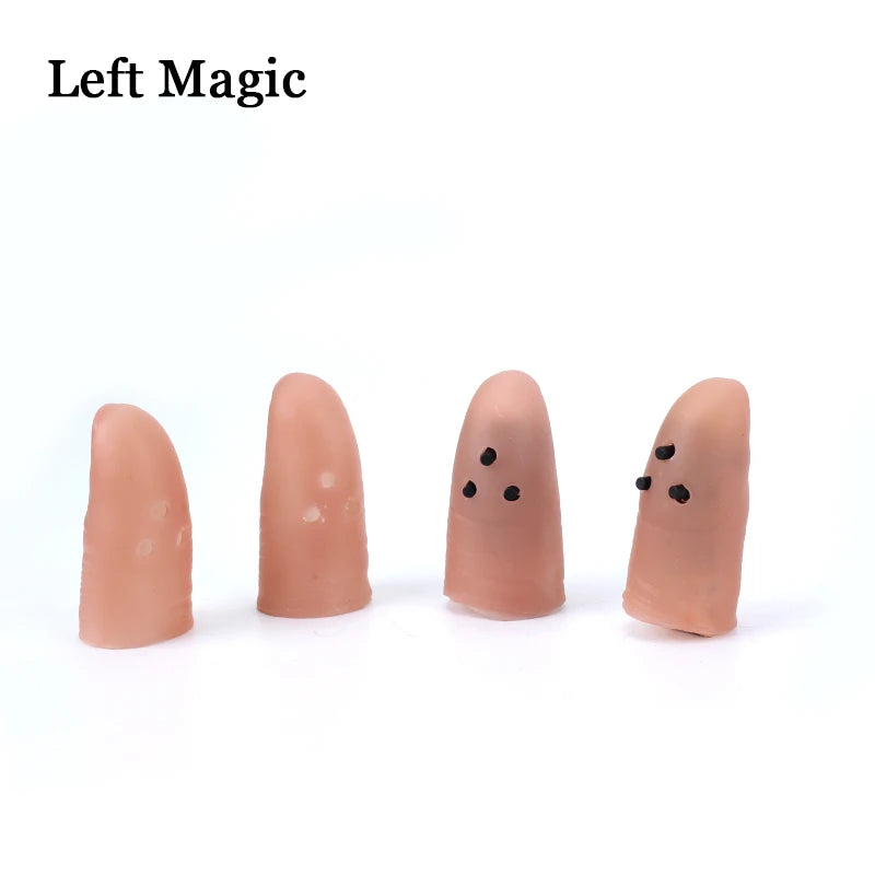 Супер LED пръстови накрайници в седем цвята комплект за магически трикове за сцена