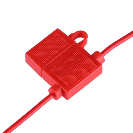 Medium Standard Waterproof ATO ATC Inline 16WAG Blade Fuse Holder Red High Quality Accessory
