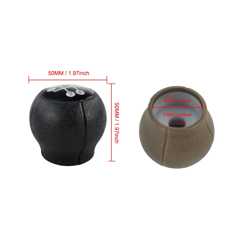 Pomello del Cambio Sostituzione Manuale a 5 Marce per Opel Astra Corsa Sintra Tigra Vectra Zafira ABS PU