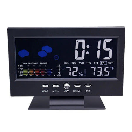 Multifunctional Weather Clock &ndash; Temp Humidity Meter B