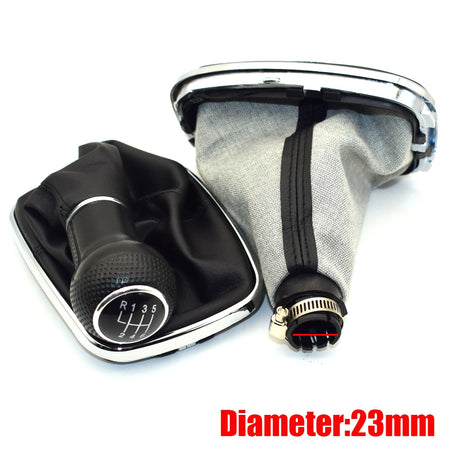 23mm Gear Shift Knob Lever Gaiter Boot &ndash; Stylish Upgrade for Volkswagen Models
