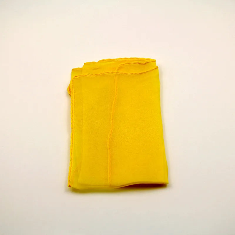 Lenços de Seda Coloridos para Truques de Mágica 30x30cm Conjunto de 6