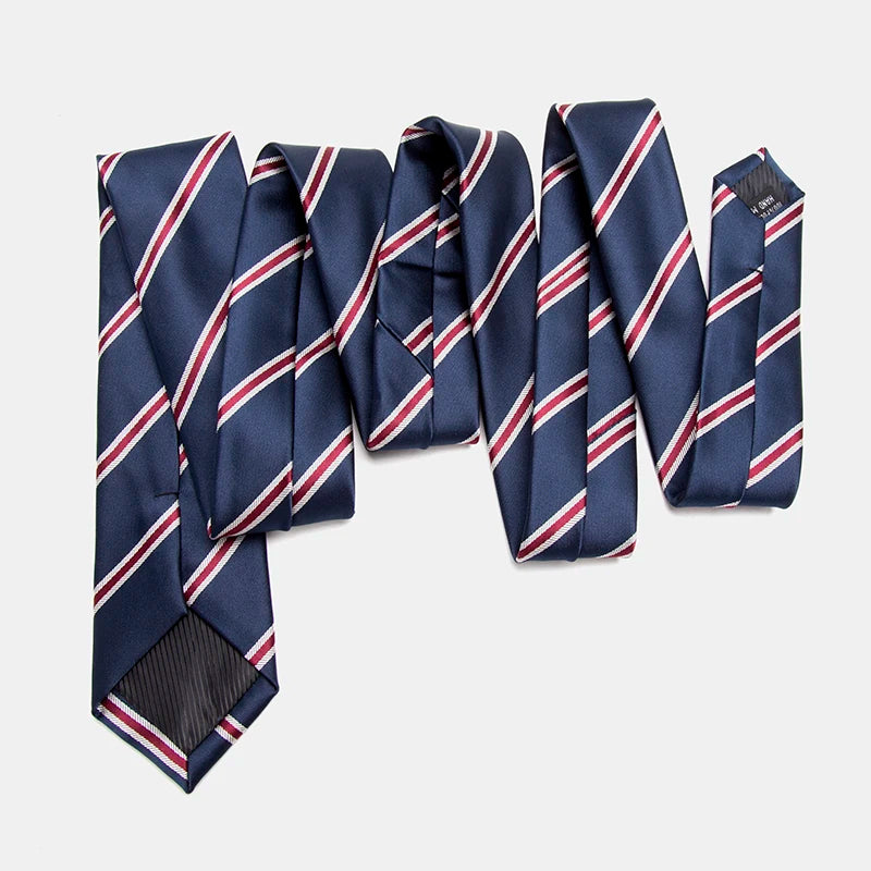 XGVOKH Striped Jacquard Woven Necktie for Men