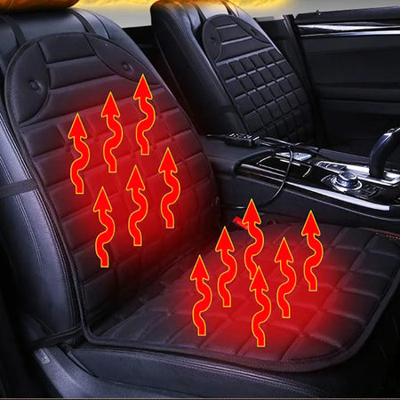 Heated Car Seat Cover - Universal Electric Cushion for Winter