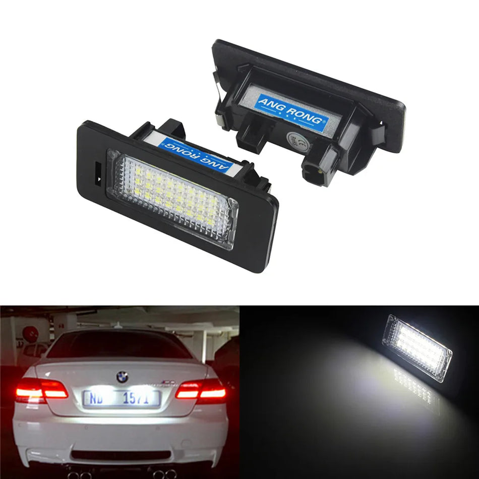 LED License Plate Lights With Canbus For BMW 3 5 Series E39 E60 E90 E92