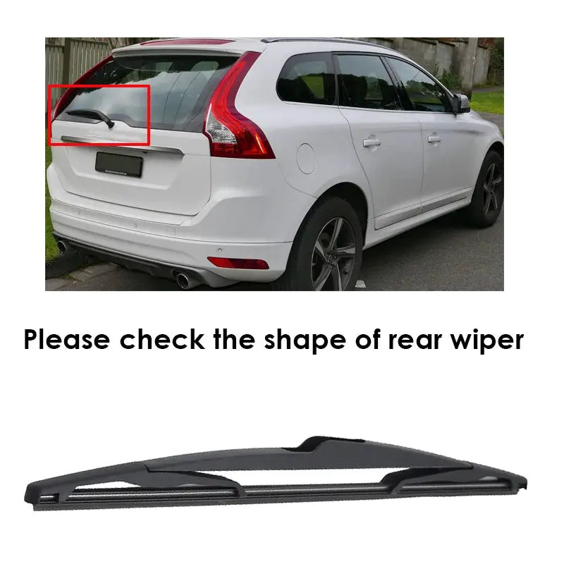 Misima 26" 20" 14" Windshield Windscreen Front Rear Window Wiper Blades For Volvo XC60 T6 D5 AWD 2012 2013 2014 2015 2016 2017 by InterCyprus Trading Ltd