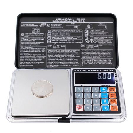 6 In 1 Digital Scale 0.01g 500g &ndash; High Precision Readings Default Title