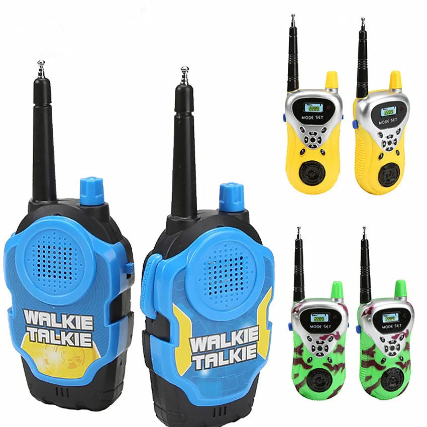 Walkie Talkies 2Pcs 50M 2Ch For Kids &ndash; Lightweight