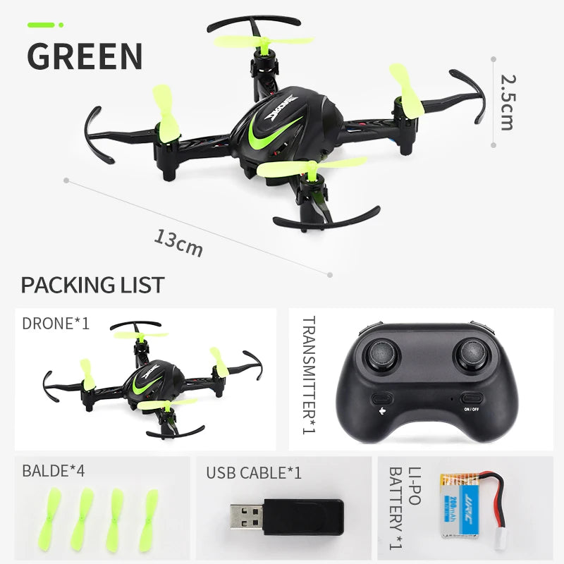 JJRC H48 Mini Drone &ndash; Gesture Sensitive Control Green 1 Battery
