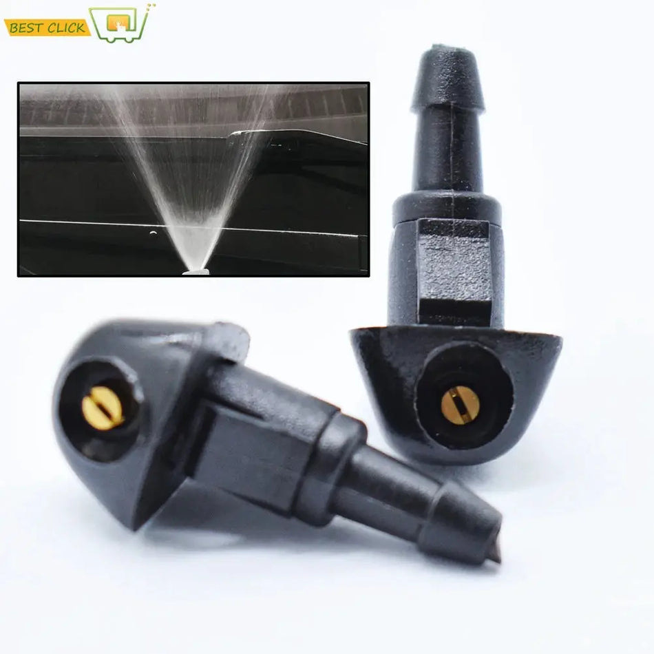 2Pcs Front Windshield Wiper Water Spray Jet For Honda Civic Fit Jazz CR-V Accord Prelude Shuttle # 76810-SEA-A01 Washer Nozzles by InterCyprus Trading Ltd