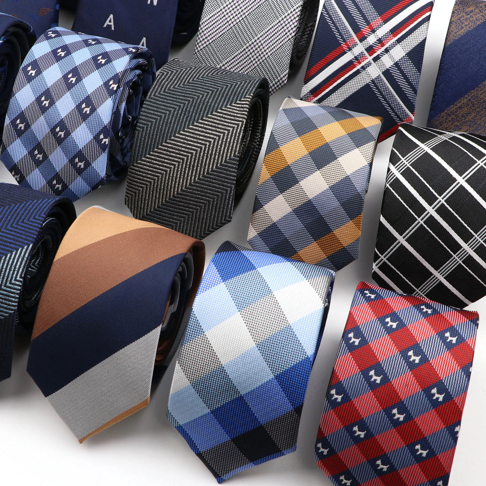 ZLQ&amp;GOUP Fashion Striped Polyester Necktie for Men