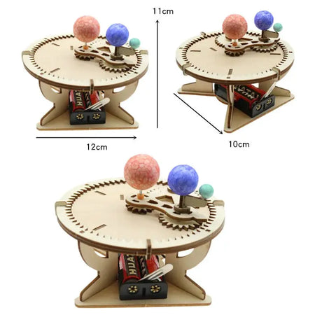Trisphere Sun Earth Moon Planet Solar System Model Kids DIY Science Toys Educational Scientific Experiment Kit by InterCyprus Trading Ltd