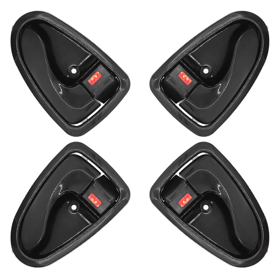 Комплект за вътрешни дръжки на врати за Hyundai Accent Verna 2000-2006, предни и задни, ABS, замяна