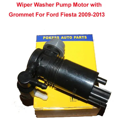 Front and Rear Windscreen Washer Pump Motor with Grommet for Ford Fiesta