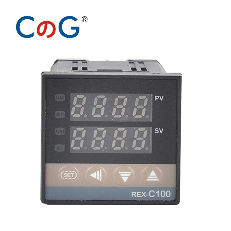 CG 48x48 REX-C100 K J PT100 Thermostat &ndash; Programmable PID Temperature Control