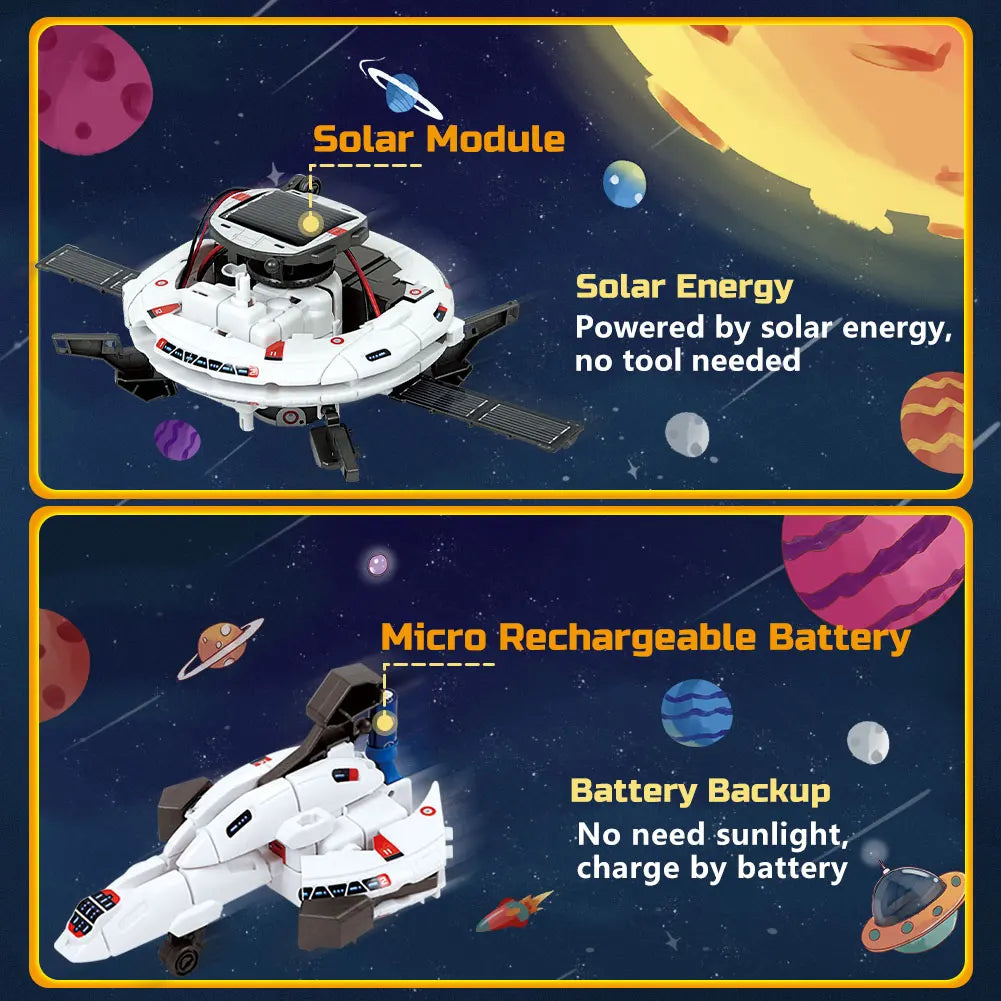 6 In 1 Solar Robot Kits &ndash; Engaging STEM Learning Experience