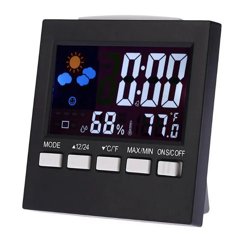 Multifunctional Weather Clock &ndash; Temp Humidity Meter A
