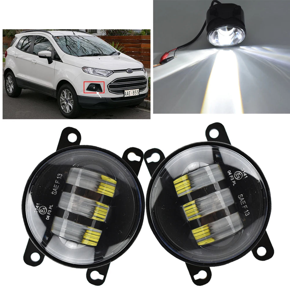 Luces de Niebla LED para Ford Figo, C-Max, EcoSport, Falcon