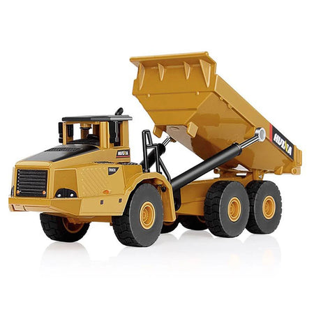1/50 Scale High Simulation Alloy Toys Die-cast Pattern Hydraulic Navvy Loader Bulldozer Engineering Construction Car Boys Gifts Dumper
