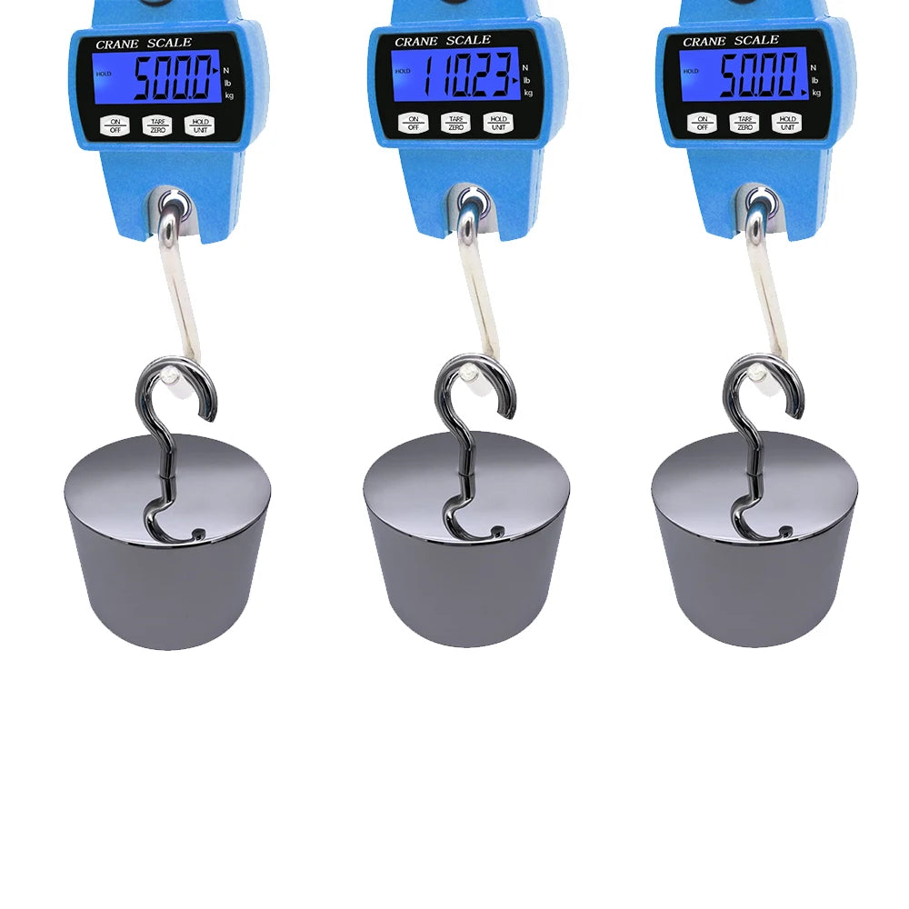 S033 Mini Crane Scale &ndash; Portable LCD Display 300kg Capacity