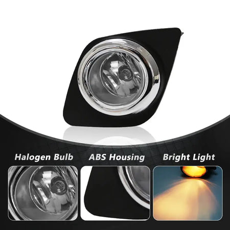 Fog Light For Toyota RAV4 2009 2010 2011 2012 Led Daytime Running Lamp Daylight DRL Wateproof Wires Switch Button by InterCyprus Trading Ltd