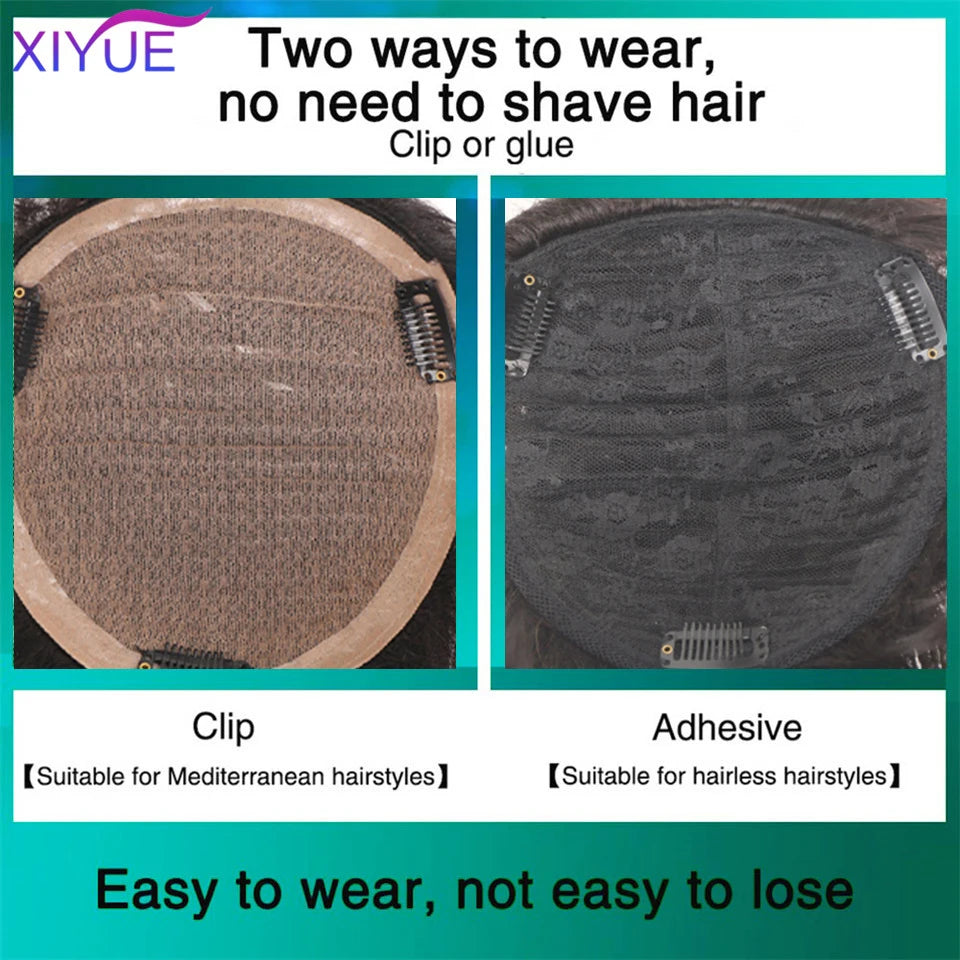 XIYUE Medium Length Straight Synthetic Men's Wig