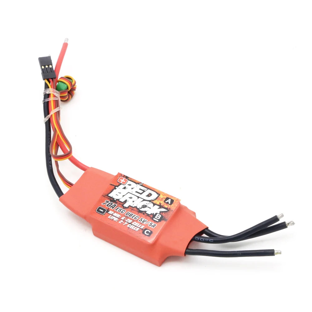 Red Brick 50A 70A 80A 100A 125A 200A Brushless ESC Electronic Speed Controller 5V/3A 5V/5A BEC for FPV Multicopter by InterCyprus Trading Ltd