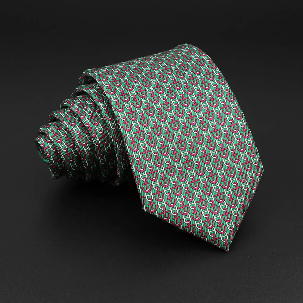 Paisley Floral Soft Silk Necktie for Men