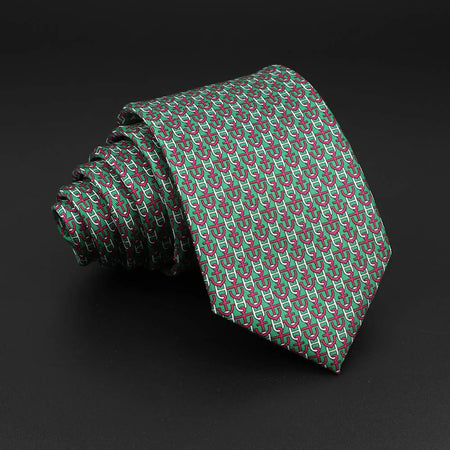 Paisley Floral Soft Silk Necktie for Men