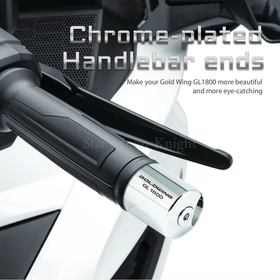 Honda Gold Wing 1800 Ohjaustangon Pääpaino Värinänvaimennusliitännällä, CNC Alumiini