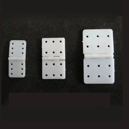 20pcs/lot Nylon & Pinned Hinge 20x36mm 16x29mm 12x24mm For RC Airplane Plane Parts Model Replacement by InterCyprus Trading Ltd