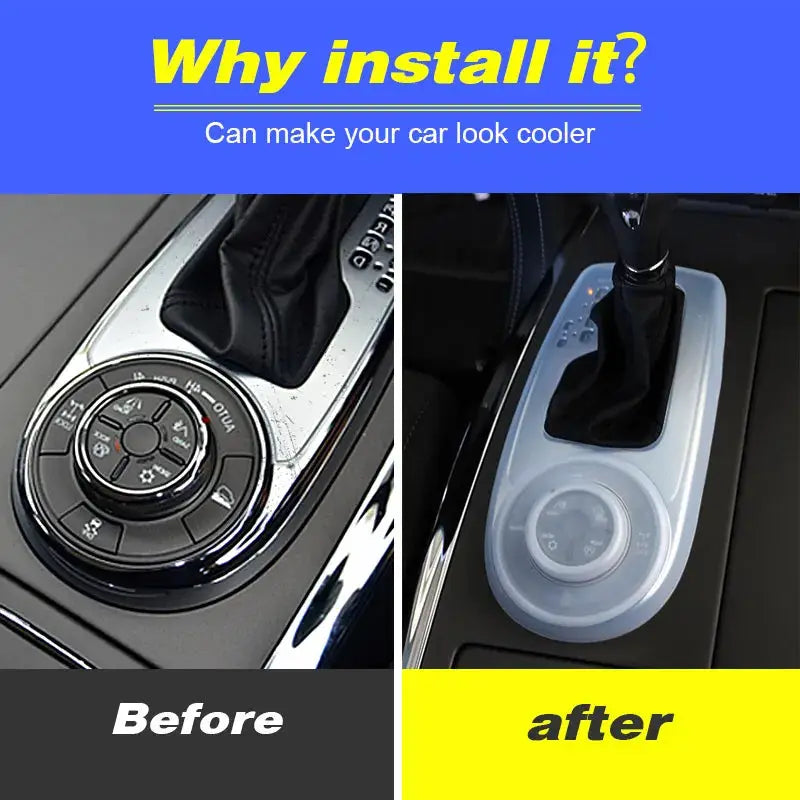 Vtear For Nissan Patrol Y62 Infiniti Qx80 Armada Gear Shift Panel Cover Soft Rubber Interior Dustproof Gear Box Accessories Auto by InterCyprus Trading Ltd