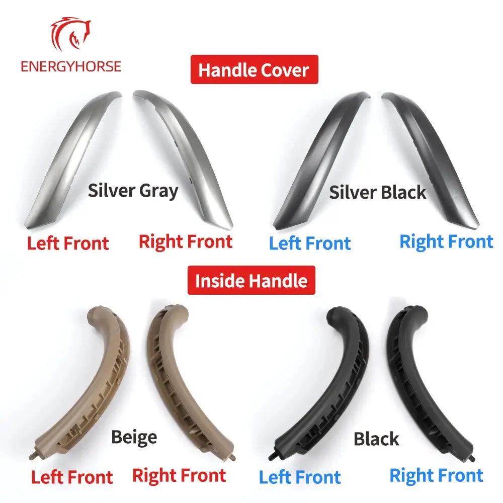 Automobile Exterior Decoration Parts Inner Handle Door Panel Pull Trim Cover Front Left Side for BMW X5 E53 1999-2006 by InterCyprus Trading Ltd