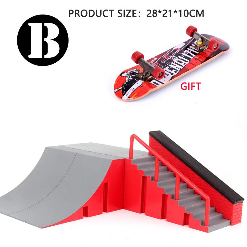 Finger Skateboard Ramp Set &ndash; Fun Training Toy for Kids B