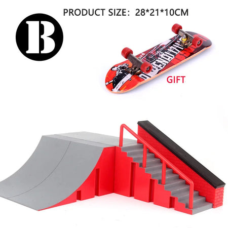 Finger Skateboard Ramp Set &ndash; Fun Training Toy for Kids B