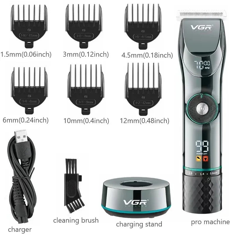 Professional 15 Motor Barber Trimmer &ndash; Fast Charging