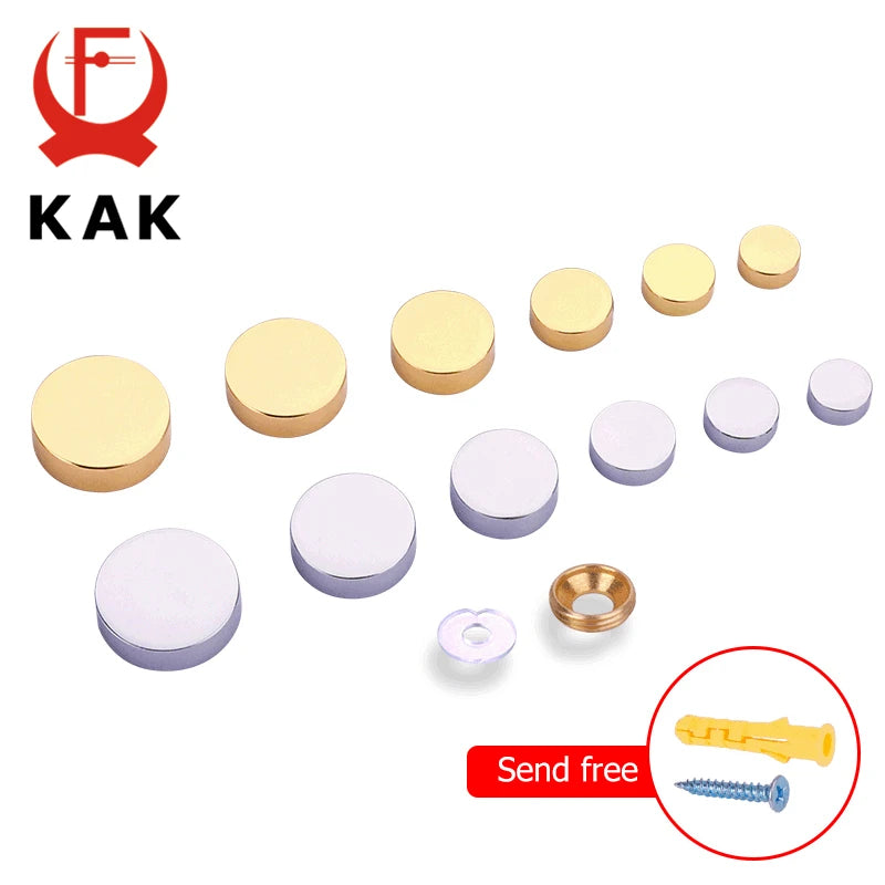 Parafusos de Aço Inoxidável para Fixação de Vidros para Espelhos 4 Pacote