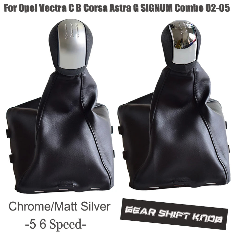 Mânere de schimbător de viteze Chrome pentru Opel Vectra C, Vectra B, Corsa, Astra 2002-05