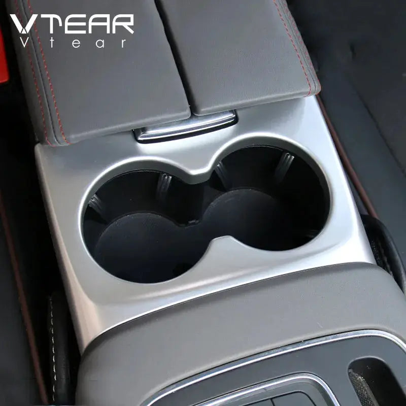 Vtear Car Cup Holder Cover Interior Decoration Frame Center Console Cup Slot Protect Trim Accessories For Citroen C5 Aircross by InterCyprus Trading Ltd