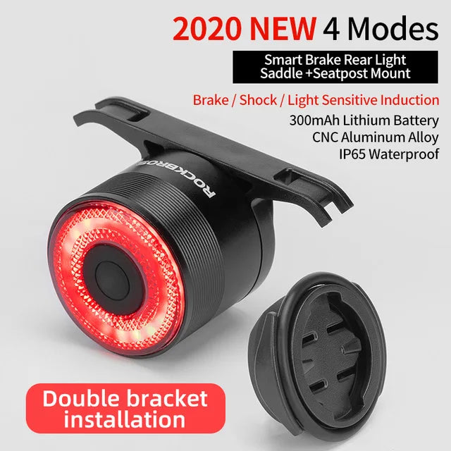 ROCKBROS Smart Auto Brake Sensing Taillight with IPx6 Waterproofing Q3 / CHINA