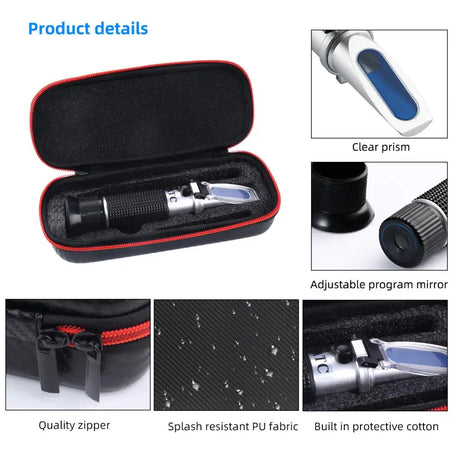 Honey Moisture Refractometer THE01533C &ndash; ATC Accuracy