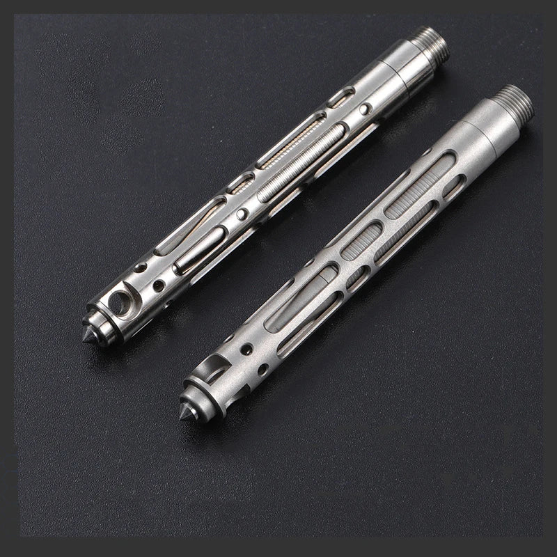 Tungsten Steel Titanium TC4 Tactical Pen &ndash; Self Defense